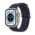 Apple Watch Ultra + Cellular, boîtier Titane 49mm avec Bracelet Océan Minuit