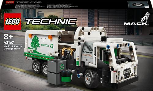 Lego Technic Mack Lr Electric Camion Poubelle 42167 Lego - vue 7