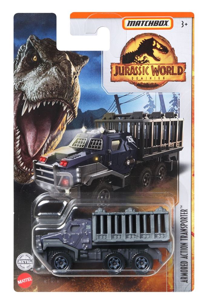 Jurassic Park 3 – Véhicule Capture Transport Hasbro (Diecast), Neuf Sous Blister
