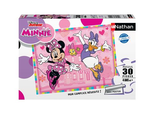 Puzzle 30 pièces Nathan Minnie et Daisy Minnie Mouse