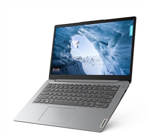 Pc Portable Lenovo Ideapad 1 14 Cel/4/28 14" Intel Celeron N4500 4 Go Ram 128 Go Emmc Gris Nuage
