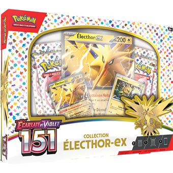 Coffret des cartes à collectionner Pokémon EV3.5 Électhor-ex 151 - 1