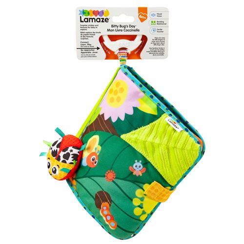 TOMY Jeu d'&eacute;veil  mon livre d'activit&eacute; coccinelle
