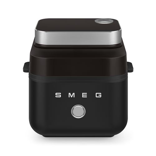 Friteuse Sans Huile Air Fryer Smeg Afc01Blmeu Noir Mat