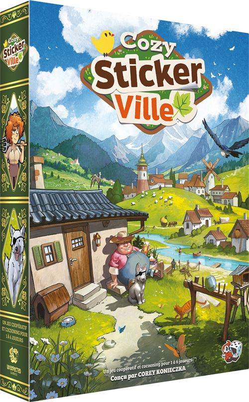 Jeu de stratégie Asmodee Cozy Sticker Ville