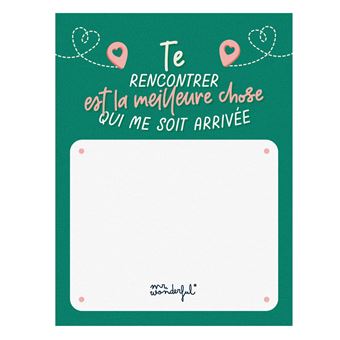 Wondefull Note Notes repositionnables adhésives Mr. Wonderful avec des messages à ...