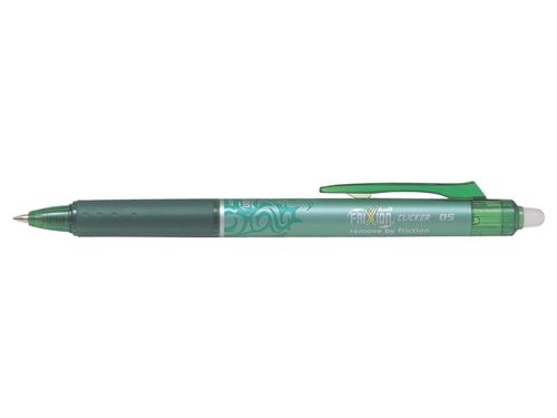 Stylo roller Pilot Pen Frixion Clicker 05 Vert