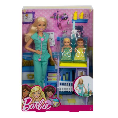 Coffret Barbie Barbie Pediatre Auchan BARBIE Coffret Clinique De