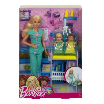 Coffret Barbie Pédiatre - Poupée | fnac