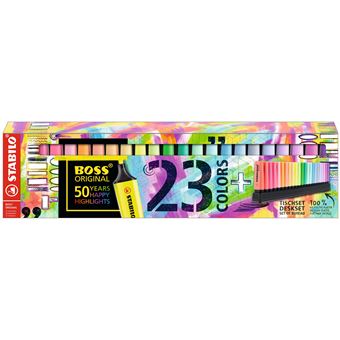 Set de bureau Stabilo Boss Original 23 couleurs