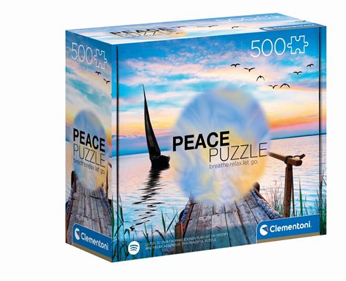 Puzzle 500 pièces Clementoni Peace Peaceful Wind