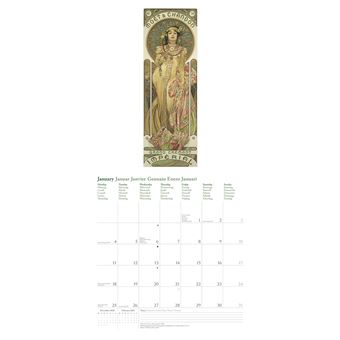 Calendrier TeNeues Mucha 2021 30 x 30 cm