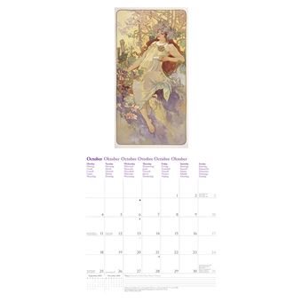 Calendrier TeNeues Mucha 2021 30 x 30 cm