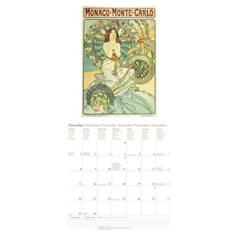 Calendrier TeNeues Mucha 2021 30 x 30 cm