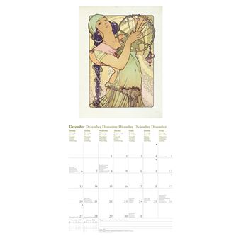 Calendrier TeNeues Mucha 2021 30 x 30 cm