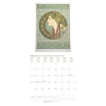 Calendrier TeNeues Mucha 2021 30 x 30 cm