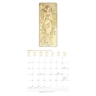 Calendrier TeNeues Mucha 2021 30 x 30 cm