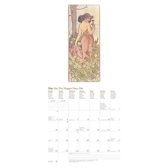 Calendrier TeNeues Mucha 2021 30 x 30 cm