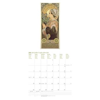 Calendrier TeNeues Mucha 2021 30 x 30 cm