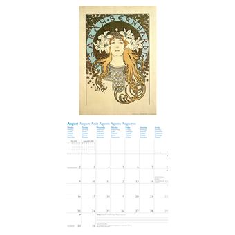 Calendrier TeNeues Mucha 2021 30 x 30 cm