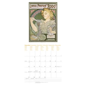 Calendrier TeNeues Mucha 2021 30 x 30 cm