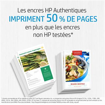HP 934 Cartouche d'Encre Noire Authentique (C2P19AE) pour HP OfficeJet  6820e, HP OfficeJet Pro 6230 / 6830 : : Informatique
