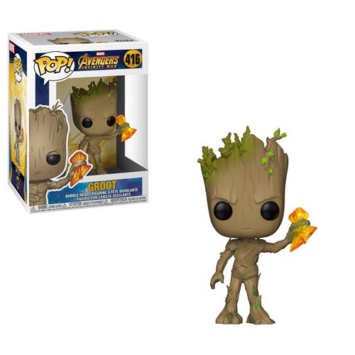 Figurine Funko Pop Infinity War Saison 2 Groot With Stormbreaker