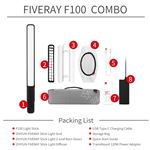 Torche baton LED Zhiyun FiveRay F100 Combo Noir