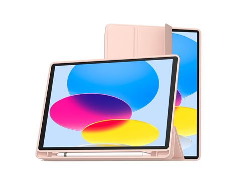 Folio Slim Skin MW pour tablette iPad 10.9 10ème génération 2022 Rose