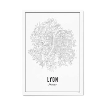 Affiche Wijck A4 Lyon Ville