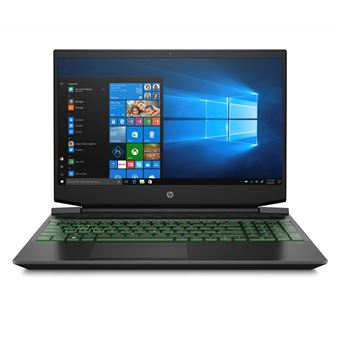 PC Portable Gaming HP Pavilion Gaming Laptop 15-ec2044nf 15.6" AMD Ryzen 5 16 Go RAM 512 Go SSD Noir et vert - 1