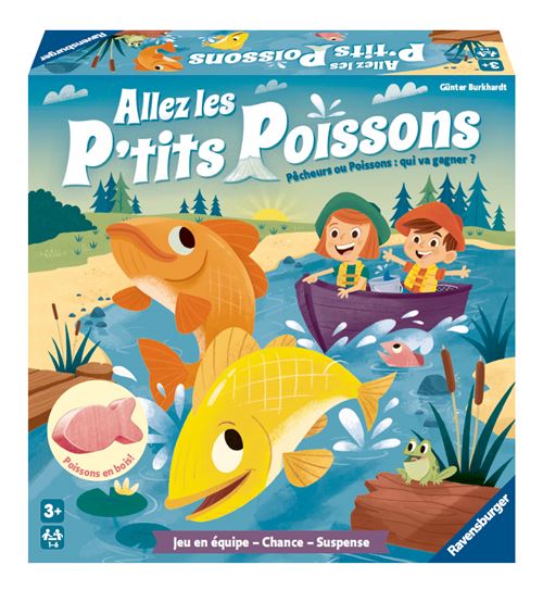 Boite de Jeu classique Ravensburger Allez les p'tits poissons