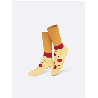 Chaussettes eat my socks Pizza