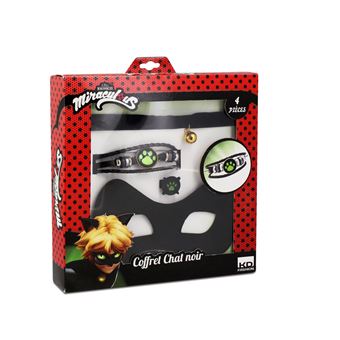 Coffret Masque Et Bijoux Kd Fashion Miraculous Chat Noir Panoplie De Deguisement Achat Prix Fnac