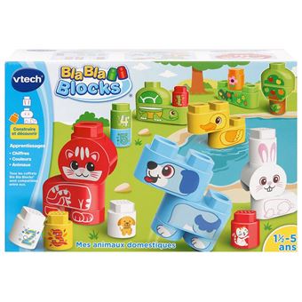 Jeu de construction Vtech Bla Bla Blocks Mes Animaux Domestiques