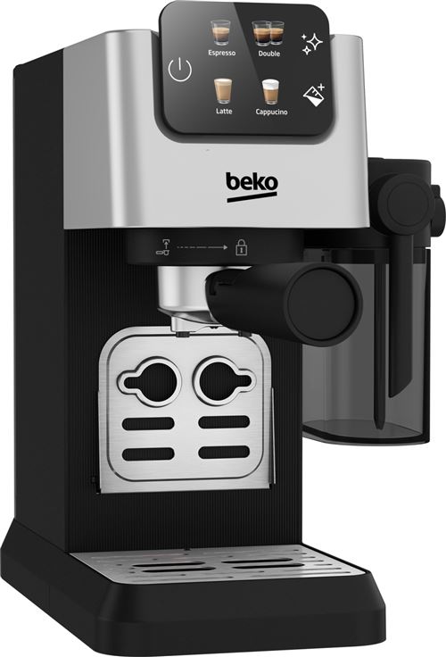 Machine Expresso Cafetière Beko Cep5304X 1628 W Noir Et Argent