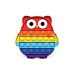 Jeu junior Yoghi Push Bubble Pop It Hibou Arc-en-ciel