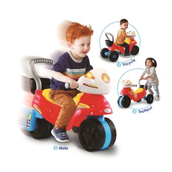 Jeu éducatif Vtech Baby Trotti moto 3 en 1