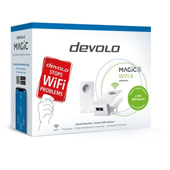 Kit Starter CPL Devolo Magic 2 WiFi 6 Blanc