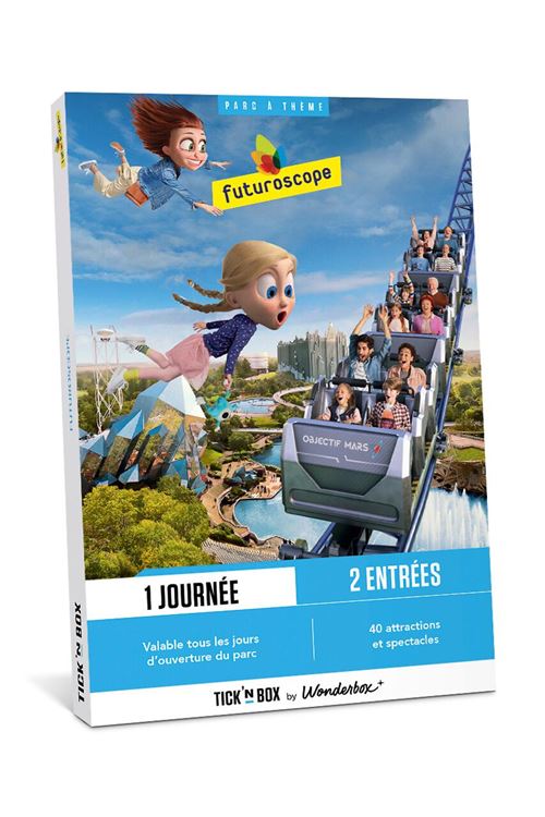 Coffret cadeau Ticknbox Futuroscope Séjour