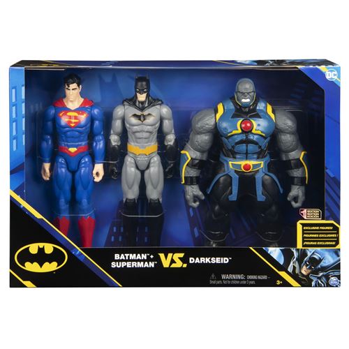 Pack 3 Moyenne Figurines 30 Cm Batman Superman Darkseid