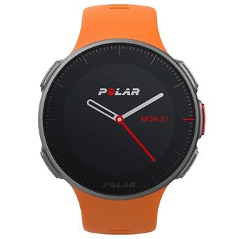 Montre GPS Multisports Polar Vantage V Orange Taille M Montre connectee Achat prix fnac