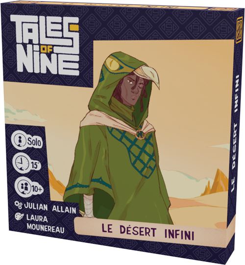 Jeu D'Enquête Asmodee Tales Of Nine 3 Le Désert Infini – 1 Joueur, Jeu De Cartes Narratif