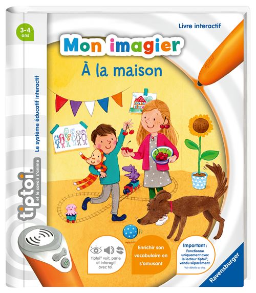 Livre Interactif Ravensburger Tiptoi® Mon Imagier A La Maison