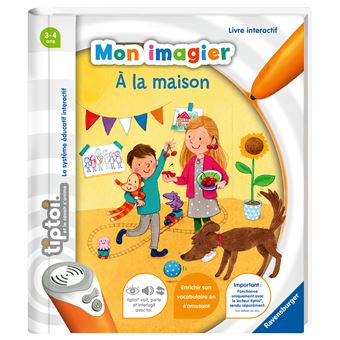 Livre interactif Ravensburger Tiptoi® Mon imagier A la maison - 1