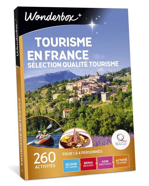 Coffret cadeau Wonderbox Tourisme En France - Sélection Tourisme