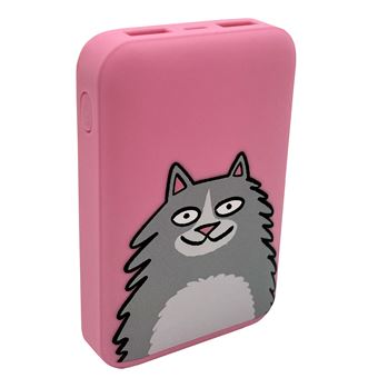Batterie externe Tiffany cooper 10.000 mAh Rose et Gris
