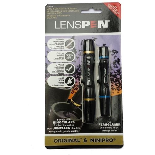 Kit de nettoyage Lenspen pour jumelles Noir