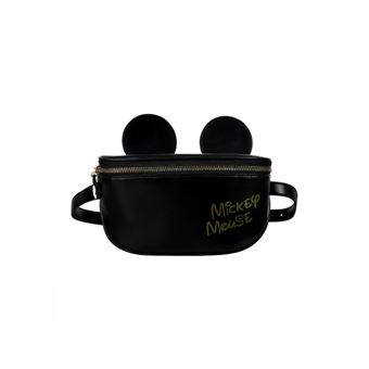 Sac à Bandoulière MINISO Mickey Mouse Pour Fille - Peluche Douce, Bandoulière Réglable 50-110cm, 20x15x4cm - Cadeau D'anniversaire Ou Noël Pour Enfant - 8