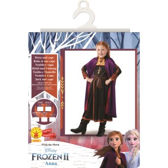 Rubie's costume Anna Frozen girls violet/noir